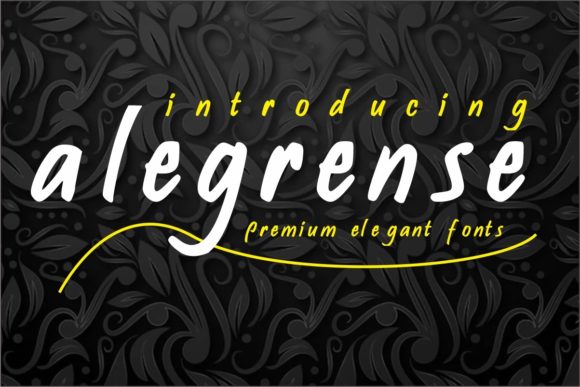 Alegrense Font Review: A Script Typeface for Makers and Designers