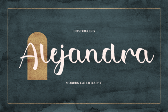 Alejandra Font: A Modern Script for Editorial Elegance
