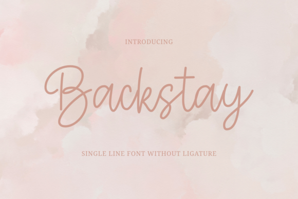 Backstay: A Script Font for Modern Editorial Design