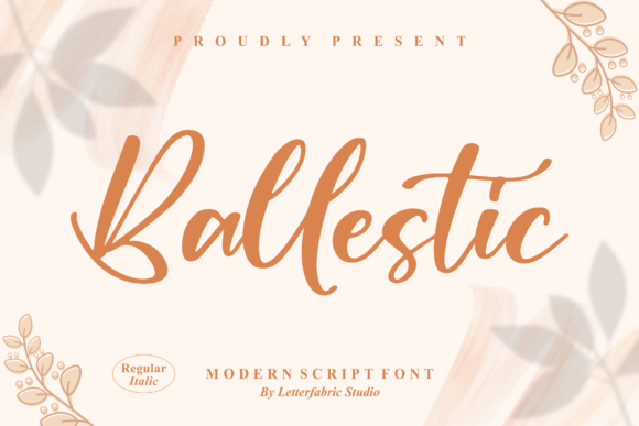 Ballestic Font for a Polished Brand Look