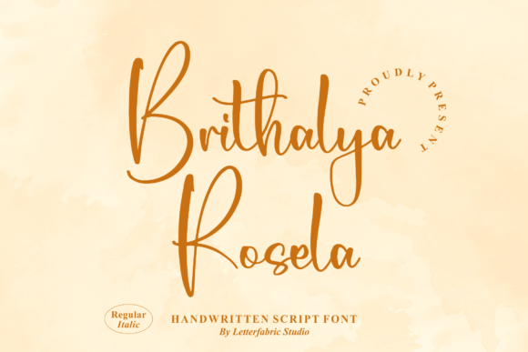 Brithalya Rosela Font: A Designer’s Delight for Branding Projects