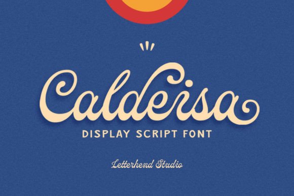 Calderisa Font: A Classy Script for Craft Projects