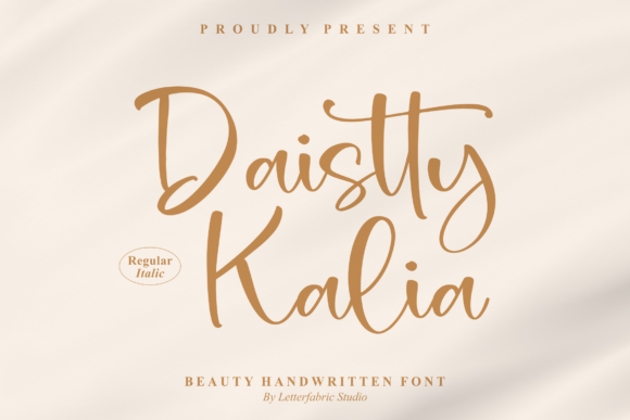 Daistty Kalia: A Script Font for Memorable Branding and Marketing
