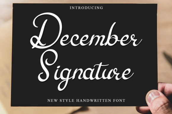 December Signature: A Sweet Script Font for Digital Design