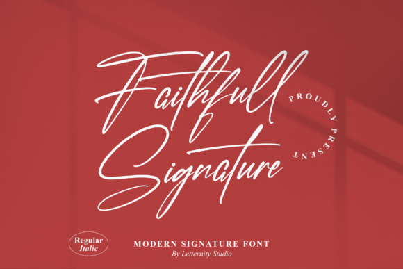 Faithfull Signature Font for Creative Projects