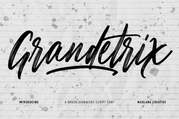 Grandetrix: A Script Font That Elevates Digital Branding