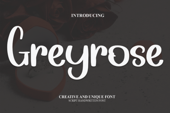 Greyrose Font: A Stylish Script for Creative Product Makers