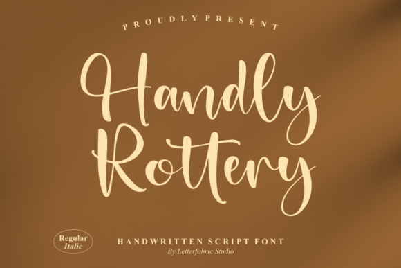 Handly Rottery Font for Editorial Design and Creative Projects