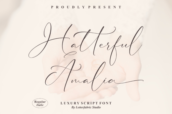 Hatterful Amalia: A Script Font for Editorial Elegance