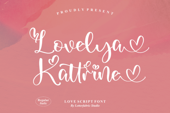 Lovelya Kattrine Font: A Romantic Script for Creative Makers