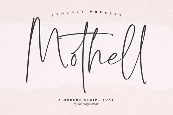 Mothell Font for a Polished and Romantic Brand Look