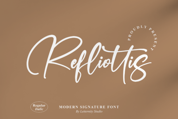 Refliottis: A Script Font for Modern Marketing and Design