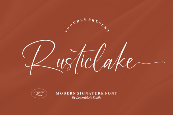 Rusticlake Script Font for Editorial Design and Creative Typography