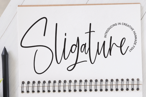 Sligature Font: Elevate Your Brand with a Fashionable Script Typeface