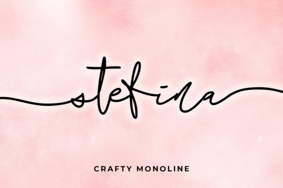 Stefina Font: A Playful Script for Editorial Design