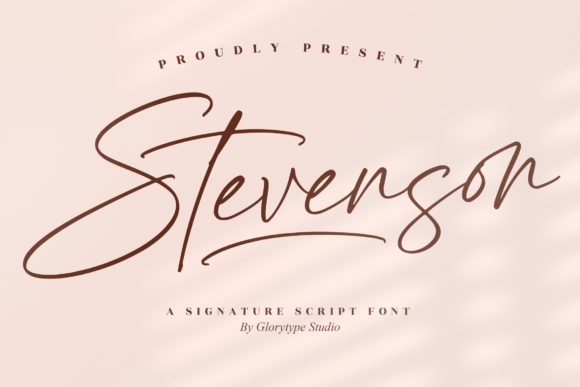 Stevenson Font: A Script Typeface for Modern Web Design