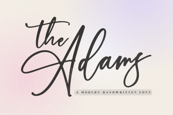 The Adams Script Font: A Designer’s Favorite for Creative Branding