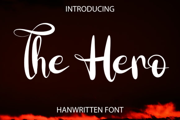 The Hero Script Font for Editorial Design